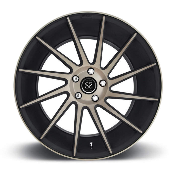 thin spoke light weight 1 piece monoblock concave forged aluminum alloy wheels rim china