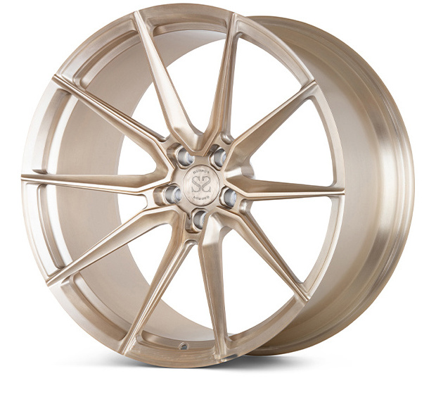 Forged 1 Piece Vossen EVO2 Rims 17 18 19 20 21 22 24inch for RS5 RS6 Luxury Car Rose Gold Wheels