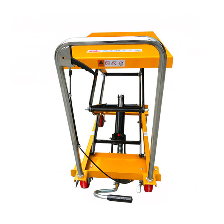 hand manual lift table hydraulic lift work platform office factory warehouse movable lift scissors platform