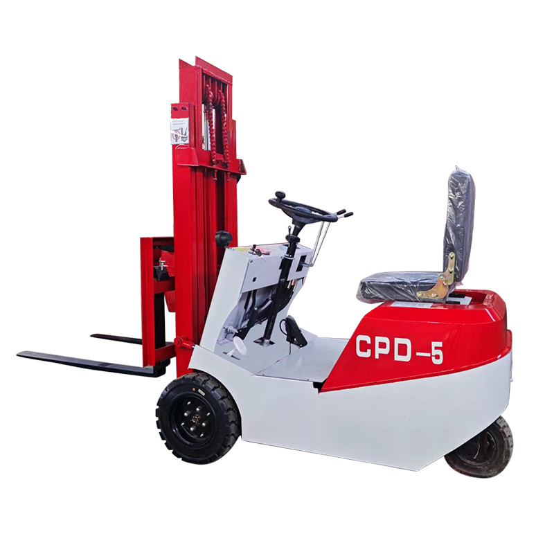 2024 New design very small forklift 500 kg lifting height 2 meters cheap price lightweight mini electric forklift for sale