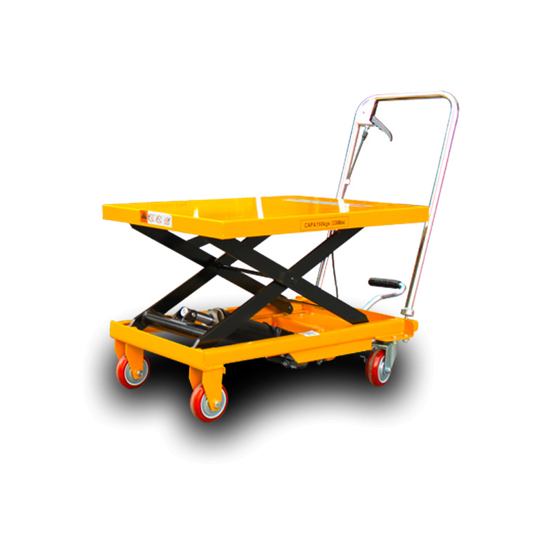 China new design good quality lift table 815*500*50mm 300kg manual hand scissor platforms