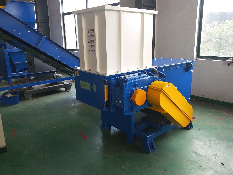 CF-SS40100 Automatic tyre shredder plastic shredder with single shaft design one shaft plastic shredder