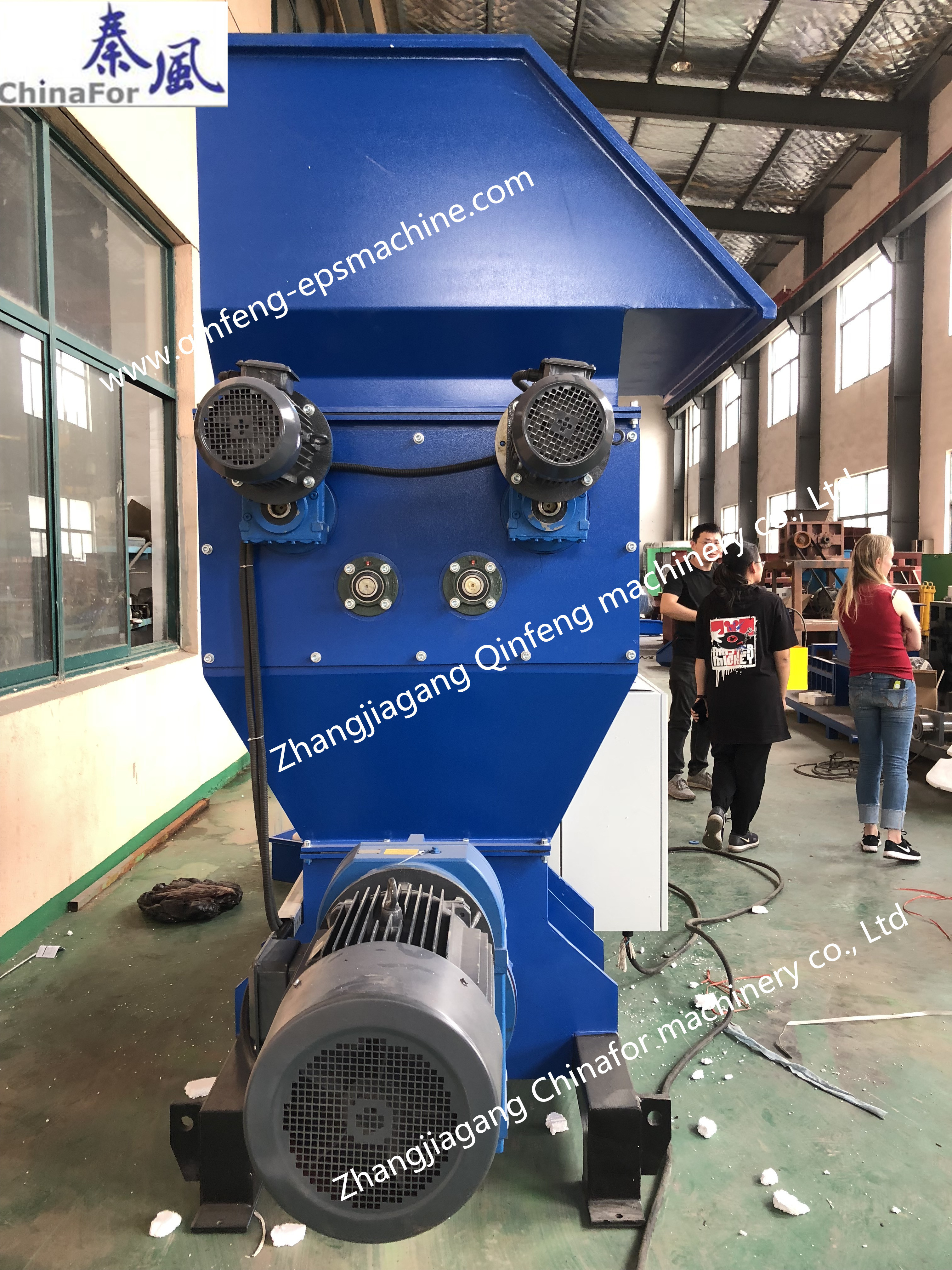 Waste styrofoam compactor  hot melter equipment EPS plastic compactor eps recycling machine