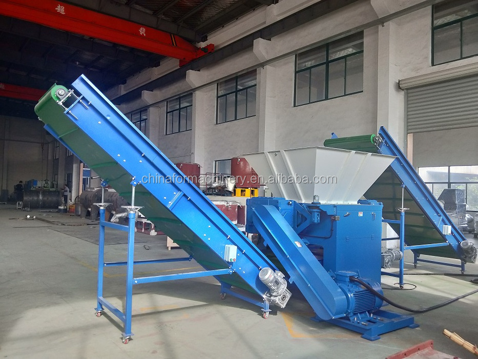 film double shaft shredder/twin shaft shredder tire shredder grinder