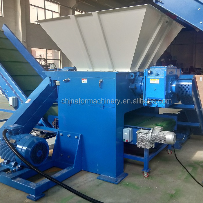 film double shaft shredder/twin shaft shredder tire shredder grinder