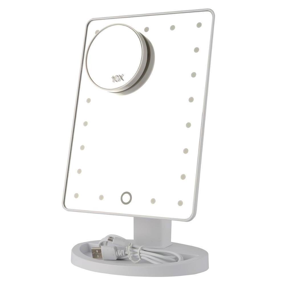 Makeup Vanity Mirror with Lights  2X 3X Magnification 21 Led Lighted Mirror with 180Adjustable Rotation