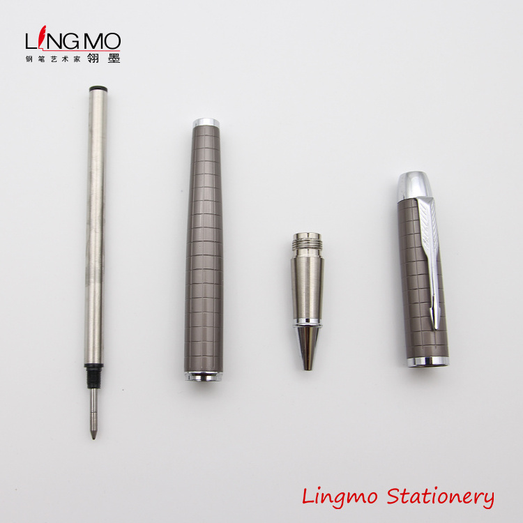 Lingmo High Quality Luxury Metal Roller Pen Metal Gun Color Rollerball Pen