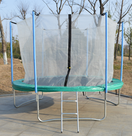 Anhui Wuhu 10FT pink trampoline ,PVC trampolin for rent