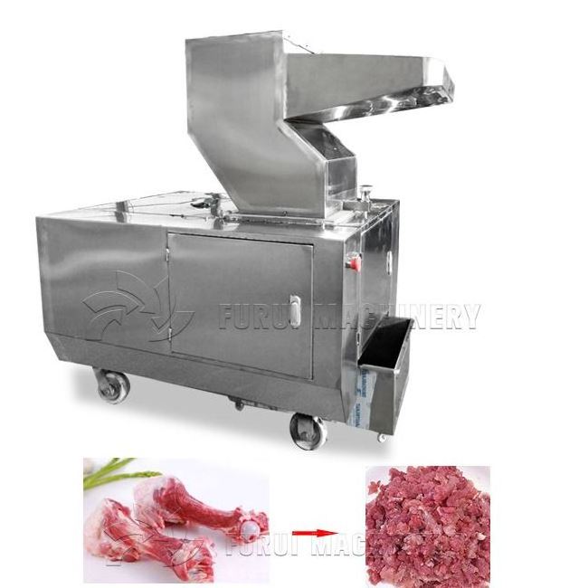 High efficiency beef bone crusher for dog food/frozen pig skin grinder/cattle bone crushing machine