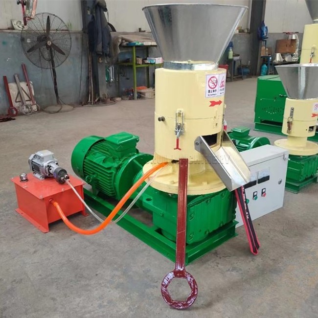 Home use straw wood pellet making machine/straw hay pellet press granulator/vertical ring die wood pelletizer