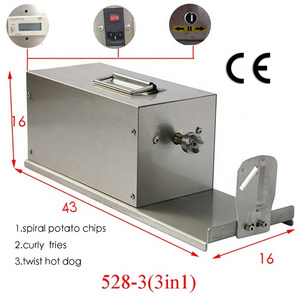 multifunctional potato curly fry cutter / potato chips cutting machine/Tornado Potato Cutter