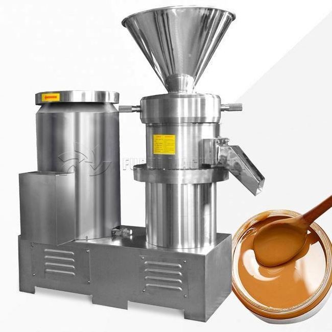 Commercial garlic ginger paste making machine/red pepper chili tomato sauce processing machine/nuts butter colloid mill