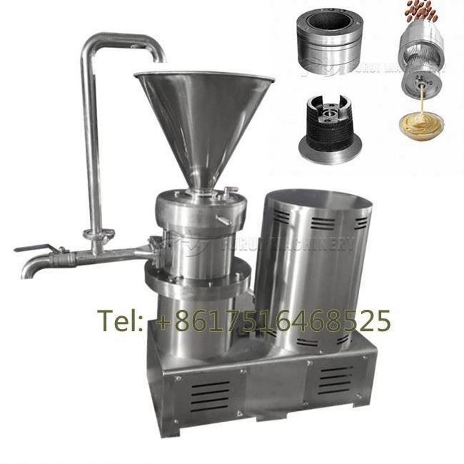 Commercial garlic ginger paste making machine/red pepper chili tomato sauce processing machine/nuts butter colloid mill