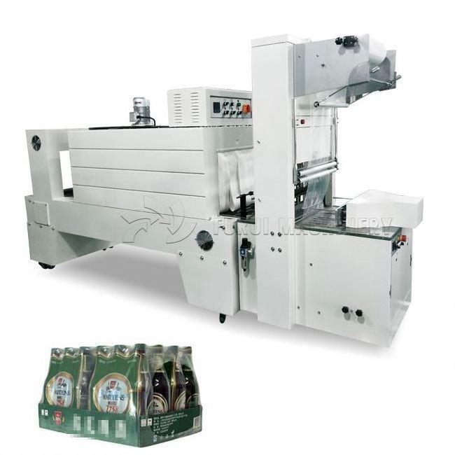 Bs-6050l shrink film machine for heavy products full automatic small wrapping books plates bottle carton etc