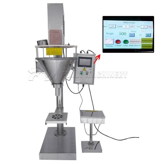 10g 50g 100g 500g 1000g 2000g screw auger filler dispenser wholesale dry fine spice coffee flour powder dosing filling machine