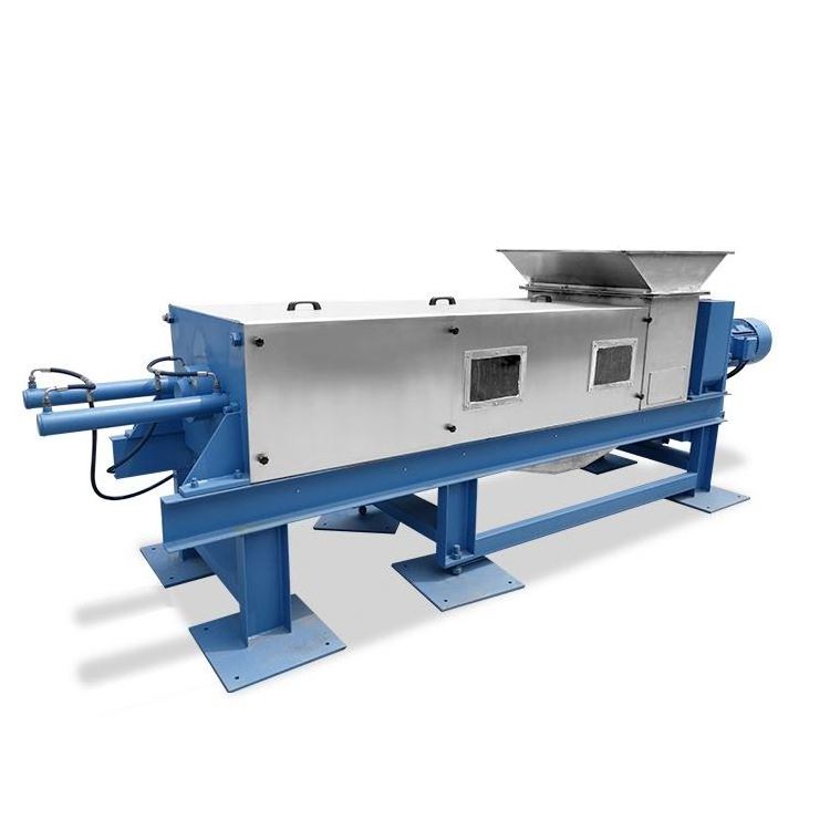 Organic waste dewatering screw press/hemp fiber extraction machine/fruit and vegetable processing dewatering machine