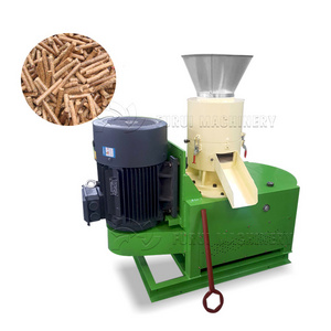 Home use straw wood pellet making machine/straw hay pellet press granulator/vertical ring die wood pelletizer