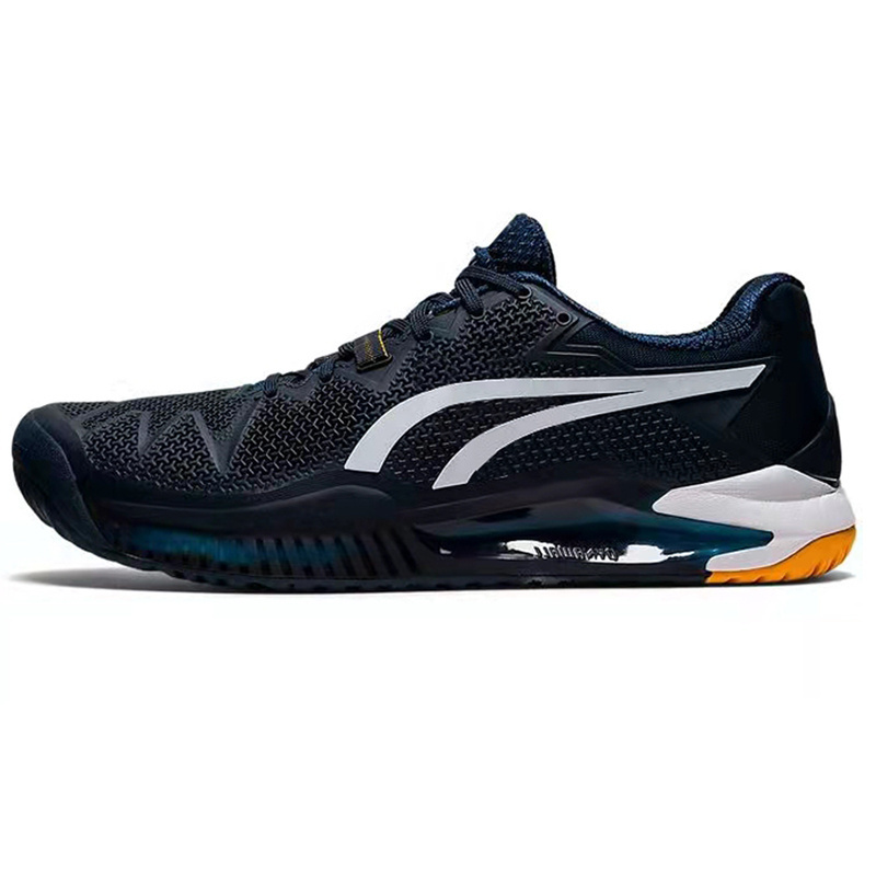 The latest high quality breathable shock absorbing mesh sports shoes, men's comfortable shock absorbing tennis shoes