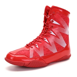 Professional Boxing Shoes Custom Professional Youth Training Make Your Own Boxing Wrestling Shoes