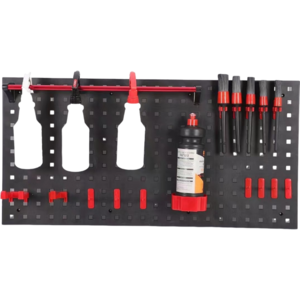 Car Detailing Tool Brush Storage Pegboard Plastic Car Wash Spray Organizer Hanging Peg Board