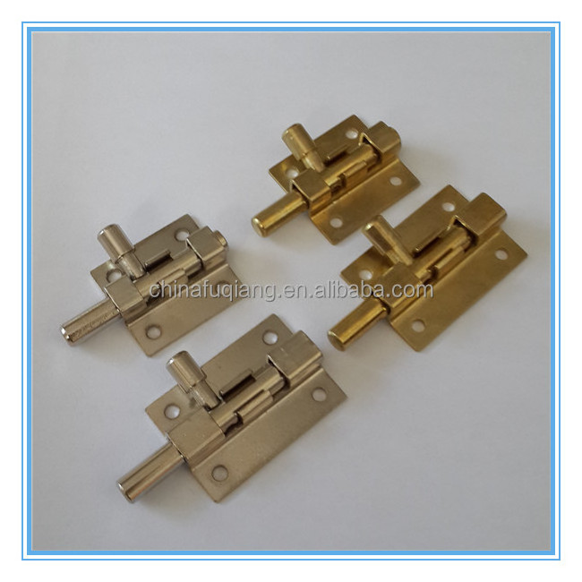 Barrel Bolt Gate Shed Door Sliding Lock Latch Brass plated