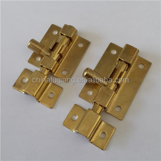 Barrel Bolt Gate Shed Door Sliding Lock Latch Brass plated