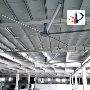 Giant Commercial Low Noise Big Wind Air Flow Garage Vent Large Industrial Electric Big Ass Ceiling HVLS Fan