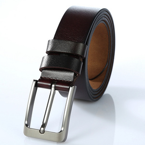 Men's pin buckle belt causal split cow leather belt-fashion belt for men 2023