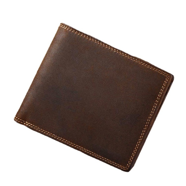 OEM Standard Wallet Size Leather Money Purse Baellery Luxury Wallet for Men