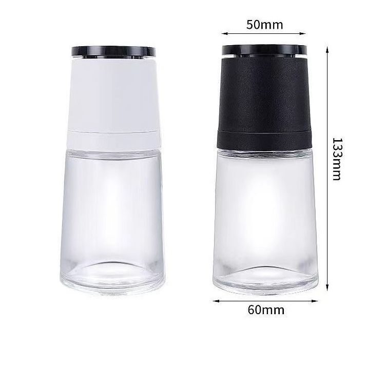 Chinagama wholesale Kitchen Tools Hand Manual 120ml Seasoning Herb Mill 4oz Salt Pepper Mills Bottle Spice salt Grinder