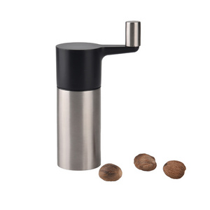 Hot Selling Manual Stainless Steel Nutmeg Herb Spice Grinder Mill With Handle Commercial Spice Grinder Mill