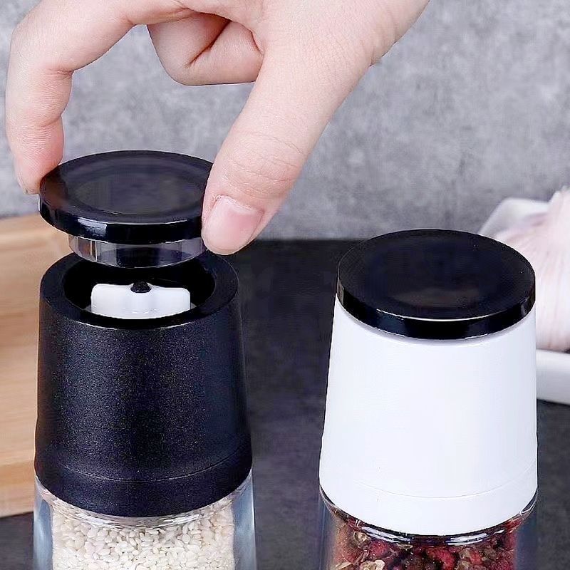 Chinagama wholesale Kitchen Tools Hand Manual 120ml Seasoning Herb Mill 4oz Salt Pepper Mills Bottle Spice salt Grinder