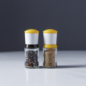 Manual Adjustable Ceramic Burr Salt and Pepper Grinder Dry Sesame Spice Grinders For Sale