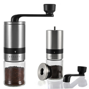 Mini Coffee Grinders Espresso Cafe Ceramic Burr Stainless Steel Manual Commercial Portable Hand Crank Coffee Grinder