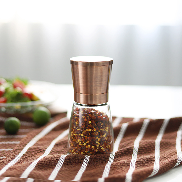 Kitchen Gadgets Manual Salt and Pepper Mills Grinder Ceramic Conical Burr Dry Spice and Herb Mills Commercial Spics Grinders