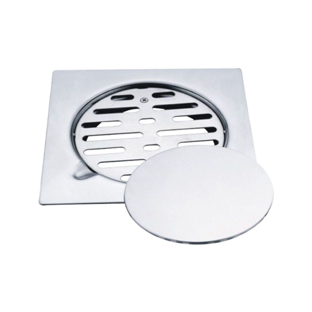 Tile Insert Flexible Decorative Brass Bathroom 80mm Shower Circular Floor Grating Covers Sewer Drain