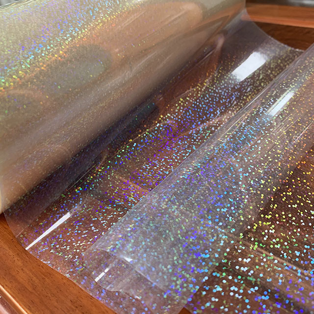 BOPP Dot Pattern Holographic Laser Thermal Lamination Film With the ZNS Coating