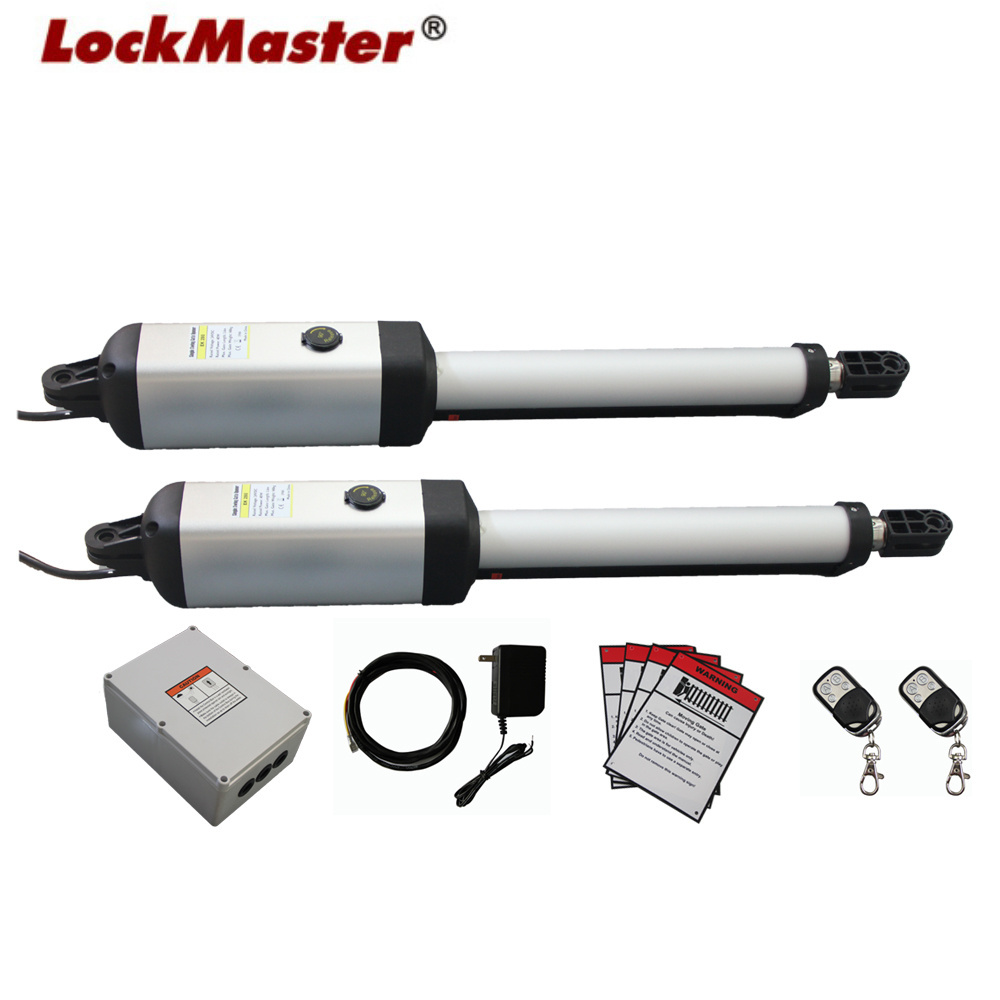 Lockmaster EKD280 Energy Saving Dual Swing Solar Gate Opener Kit for 400kg Farm Pasture Gate