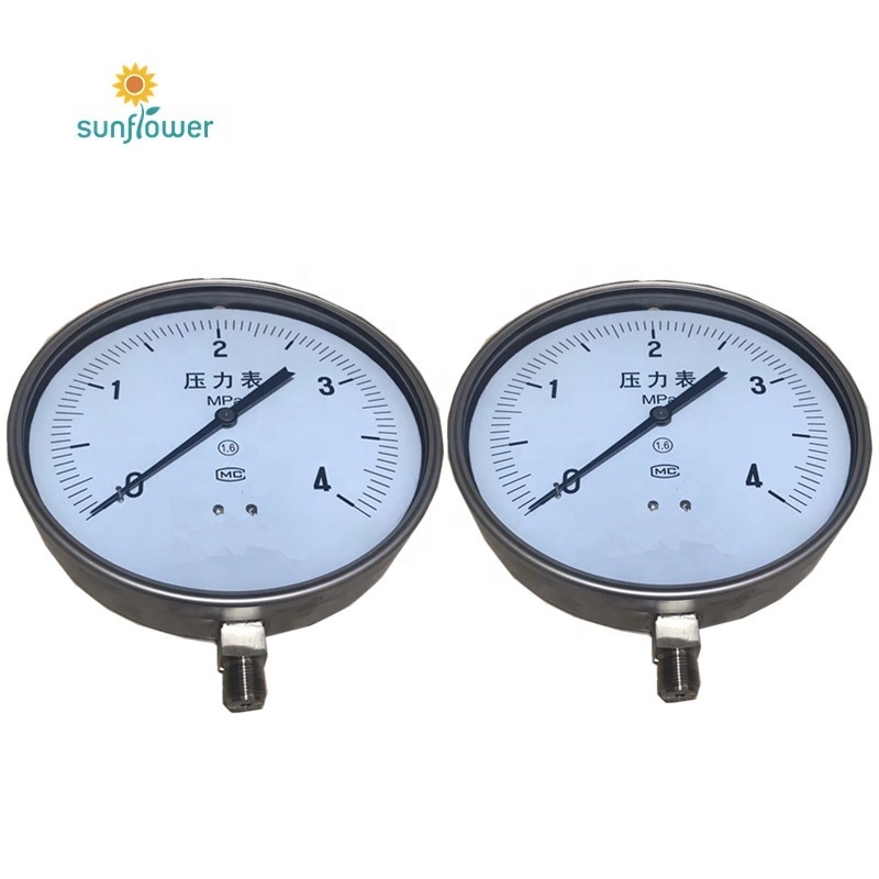 stainless steel screw type water pressure gauge piezometer