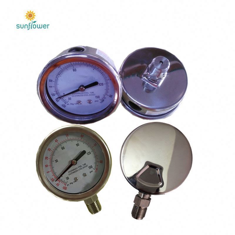 63MM 1.6% SS304 600Bar Ammonia Manometer Pressure Gauge