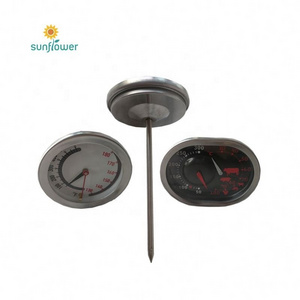 BBQ pizza oasting oven thermograph temperature gauge