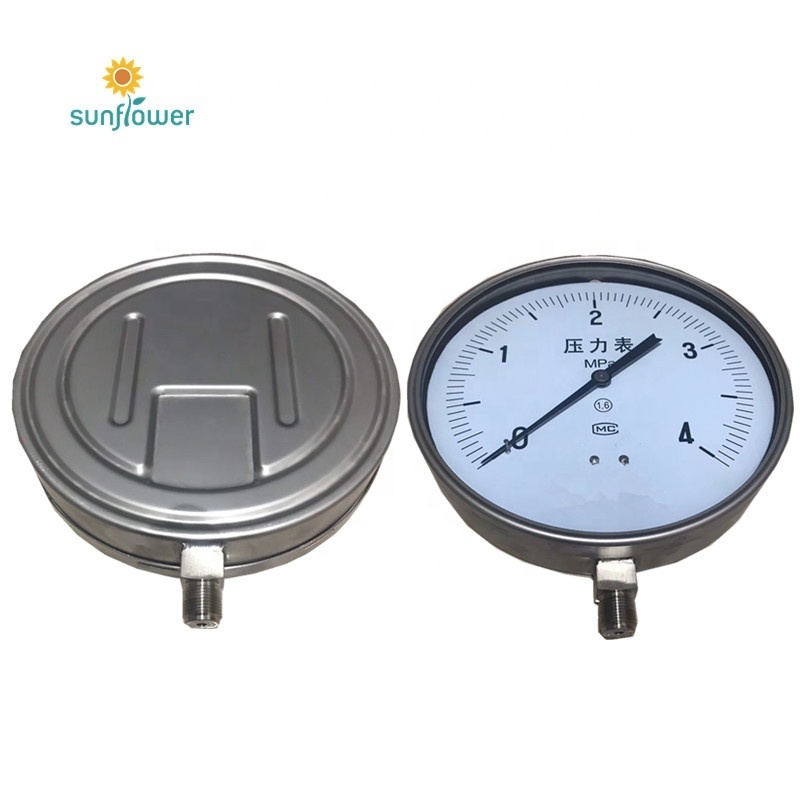 stainless steel screw type water pressure gauge piezometer