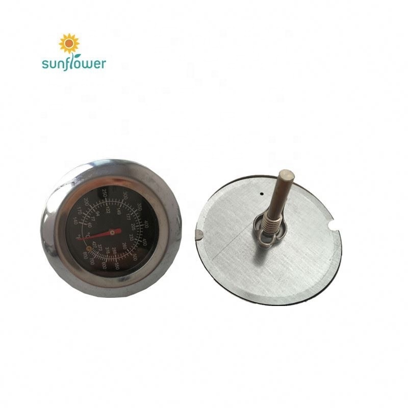 Can be installed BBQ Grill Oven thermometer