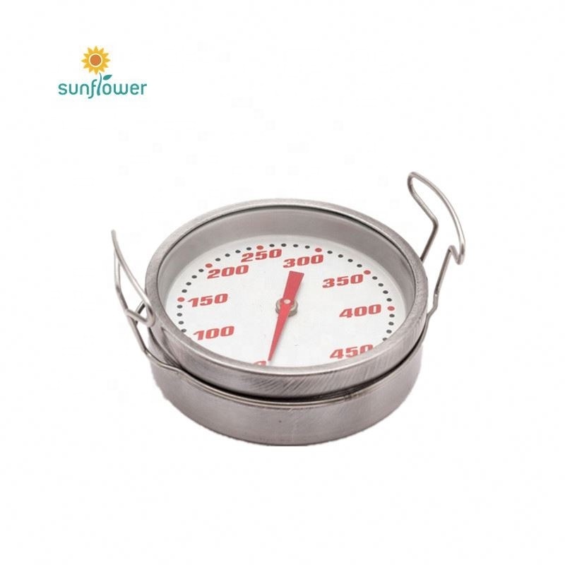 Can be installed BBQ Grill Oven thermometer