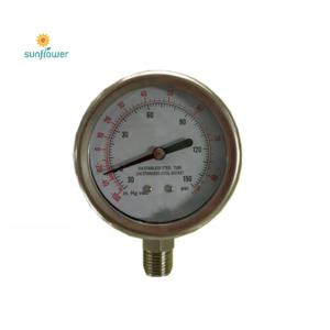 Chongqing  All stainless steel ammonia pressure gauge NH3 manometer