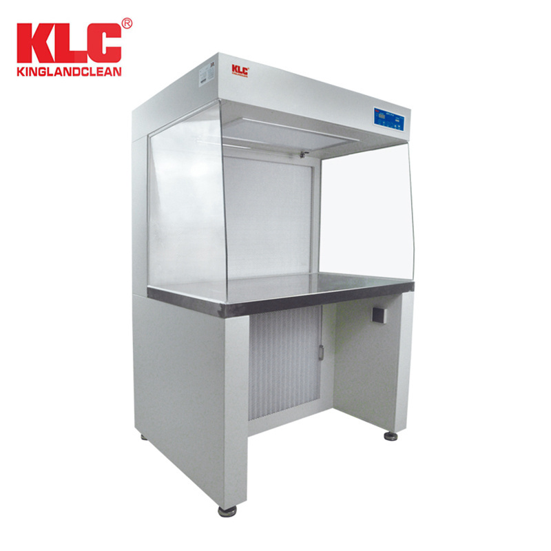 KLC ISO 5 Dust Free Clean Room Laminar Flow Air Flow Bench Horizontal Laminar Flow Cabinet 100 0.3-0.6m/s 2300m3/h Provided ISO5