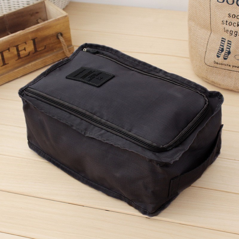 Wholesale Recycled Non-Woven Foldable Travel Shoe Bag Custom Made Fabric Closet System Organizer with Dust Bag