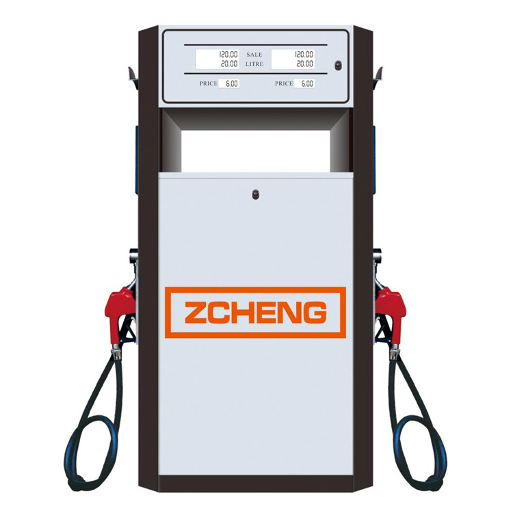 ZCHENG BRAND fuel dispenser modern design double pump gasoline diesel machine for gas station