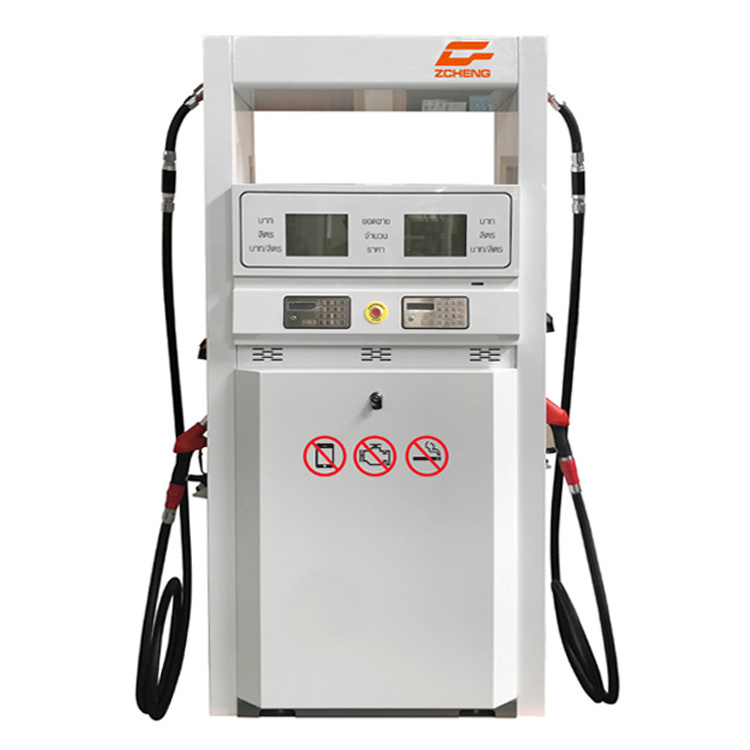 ZCHENG BRAND fuel dispenser modern design double pump gasoline diesel machine for gas station