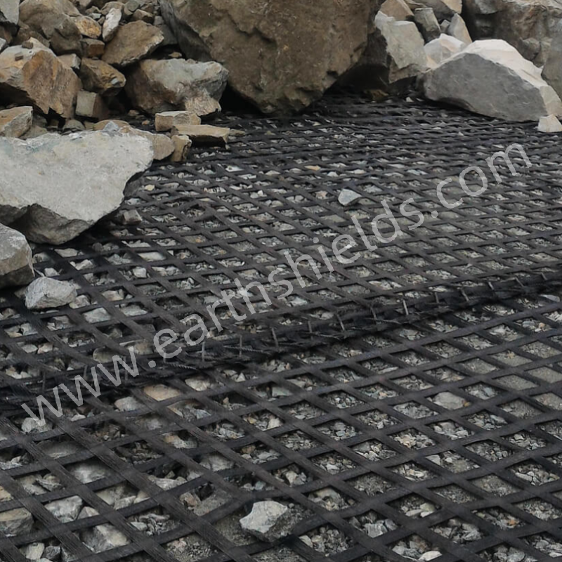 Slope Protection Geogrid Plastic Soil Stabilization Geogrid 40kn Geogrid Slope